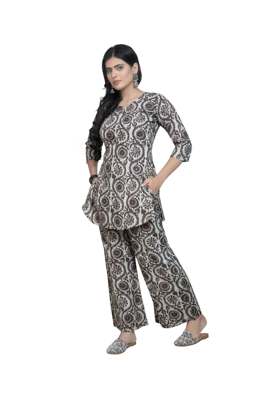 Cotton Boho Print Co-ord Set